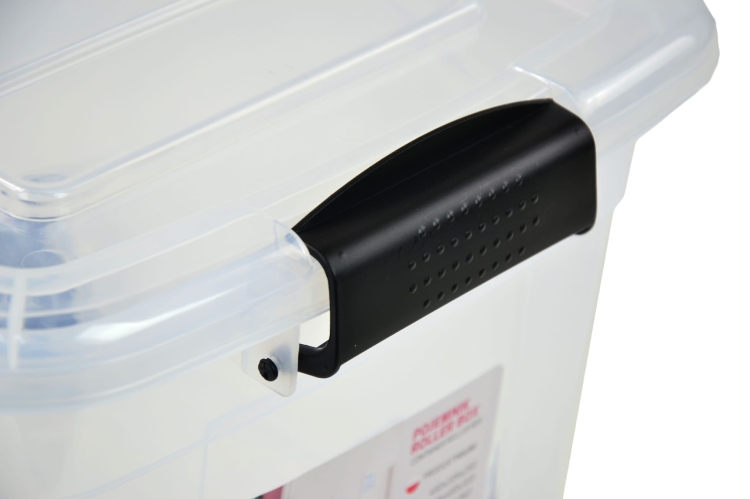 Pojemnik Plastikowy 20L z Transparentną Pokrywą Roller BOX Pudło