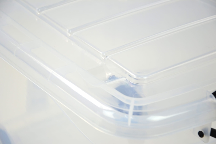 Pojemnik Plastikowy 20L z Transparentną Pokrywą Roller BOX Pudło