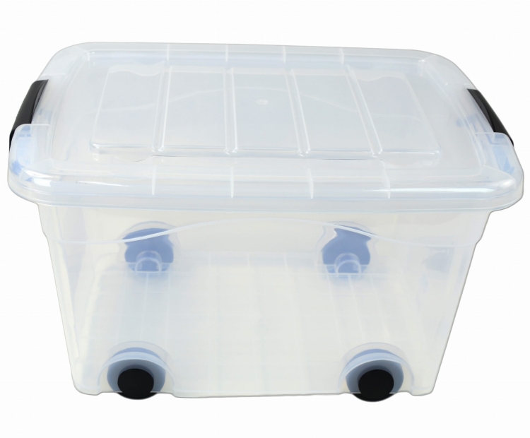 Pojemnik Plastikowy 20L z Transparentną Pokrywą Roller BOX Pudło