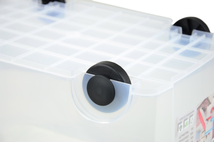 Pojemnik Plastikowy 20L z Transparentną Pokrywą Roller BOX Pudło