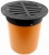 Wpust żeliwny C250 z teleskopem 396mm (na rurę trzonową 425mm)