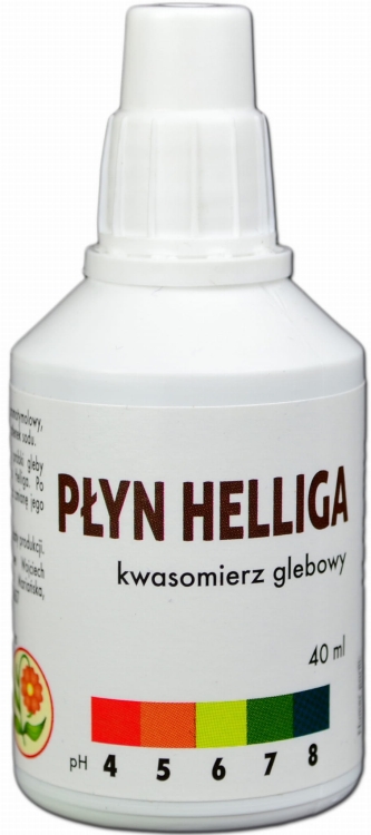Płyn Heliga 40ml tester pH kwasomierz zapas