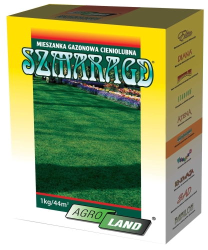 AgroLand Trawa SZMARAGD Cieniolubna Parkowa 1kg