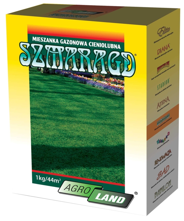 AgroLand Trawa SZMARAGD Cieniolubna Parkowa 1kg