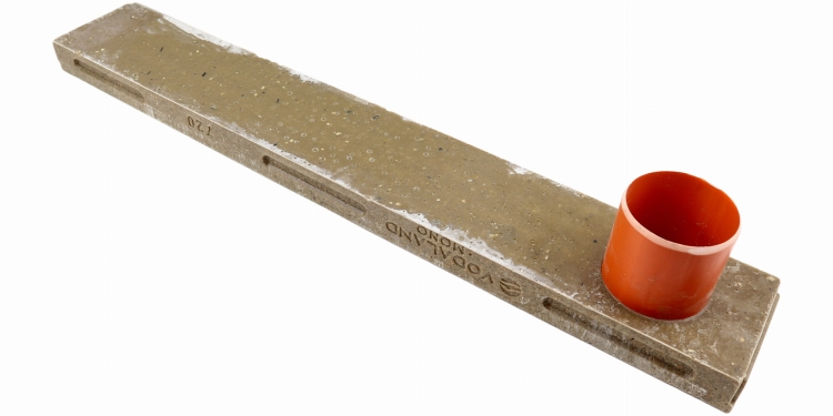 Kanał Grzebieniowy MONO 150 O.D. 5x15x100[cm] C250 PIASKOWY Polimerobetonowy z odpływem Dolnym DN110