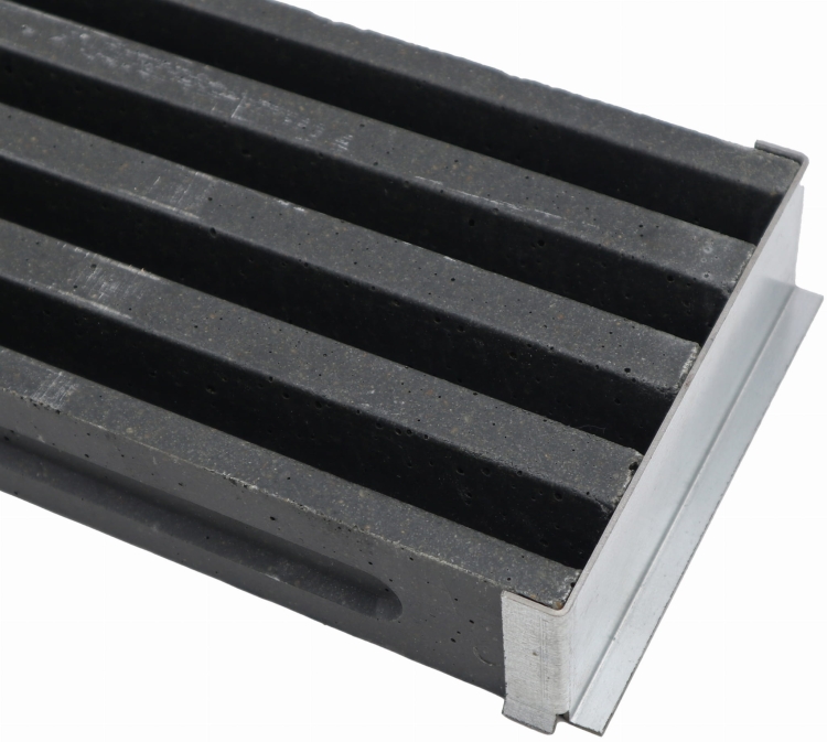 Kanał Grzebieniowy MONO 150 O.D. 5x15x100[cm] C250 PIASKOWY Polimerobetonowy z odpływem Dolnym DN110