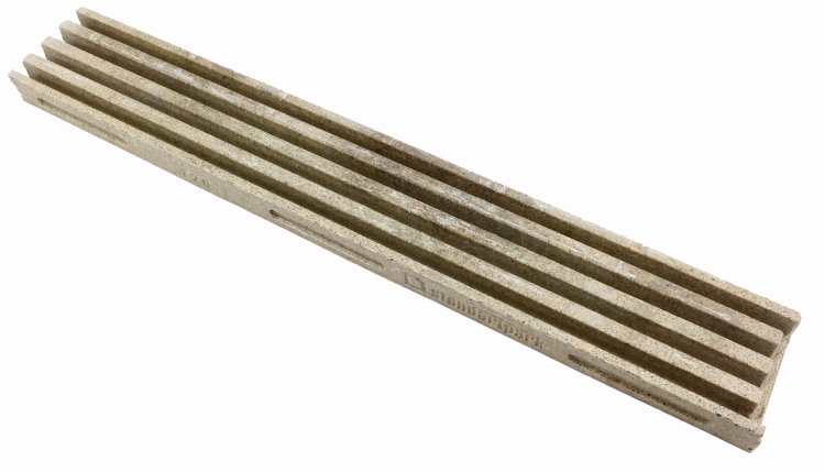 Kanał Grzebieniowy MONO 150 O.D. 5x15x100[cm] C250 PIASKOWY Polimerobetonowy z odpływem Dolnym DN110