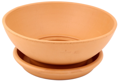 DEGREA Misa Ciotolone D26 Ceramiczna Terakota 26cm + Podstawek D21 cm