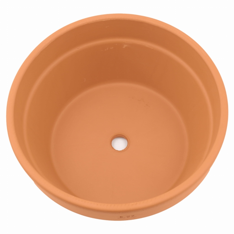 DEGREA Doniczka MINI VASO D27 Ceramiczna Terakota NISKA 27cm