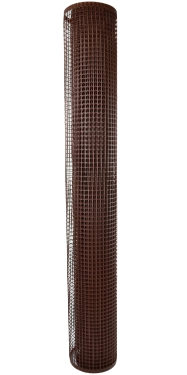 NORTENE Siatka SQUARE 10mm Plastikowa BRĄZ 1x5m