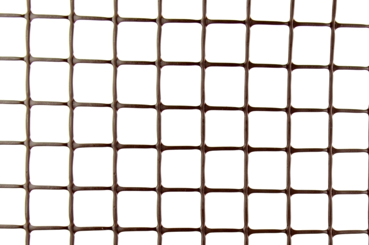 NORTENE Siatka MAXISQUARE 20mm Plastikowa BRĄZ 1x5m