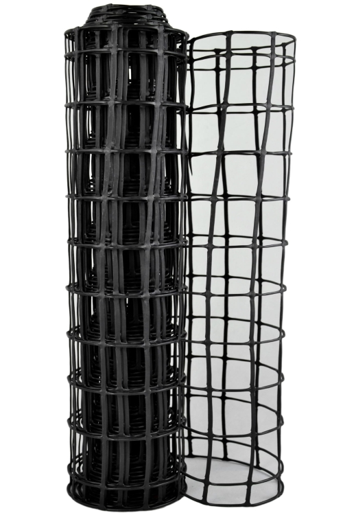 NORTENE Siatka MEGASQUARE 50mm PCV ANTRACYT 0,5x5m