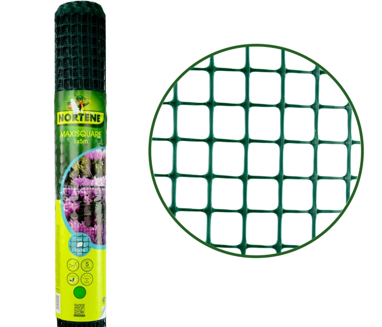 NORTENE Siatka MAXISQUARE 20mm PCV ZIELONA 1x5m