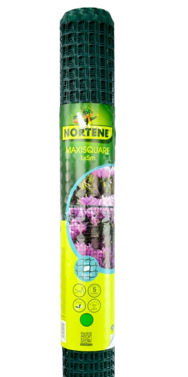 NORTENE Siatka MAXISQUARE 20mm PCV ZIELONA 1x5m