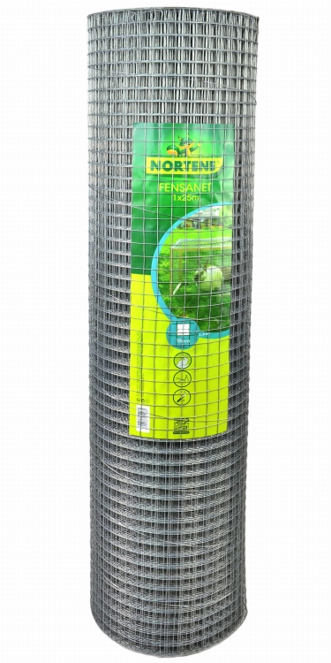 Nortene Siatka Metalowa Fensanet 1x25m 19mm 1mm Ocynk