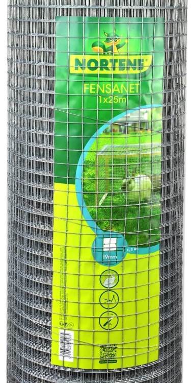 Nortene Siatka Metalowa Fensanet 1x25m 19mm 1mm Ocynk
