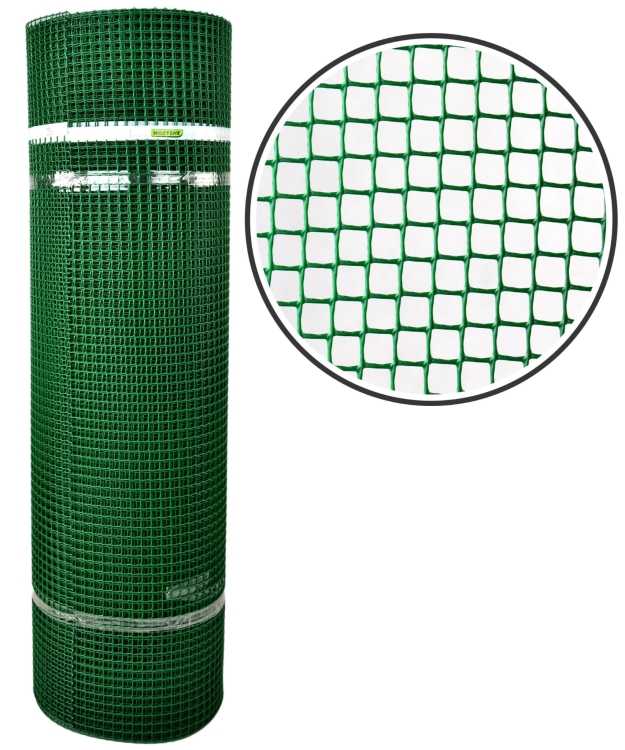 Nortene Siatka Zielona PCV 1x25m 10mm 170606