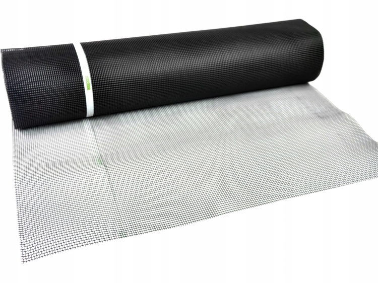 Nortene Siatka Czarna PCV 1x25m 5mm