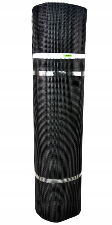 Nortene Siatka Czarna PCV 1x25m 5mm