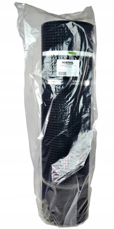 Nortene Siatka Czarna PCV 1x25m 10mm 2002401