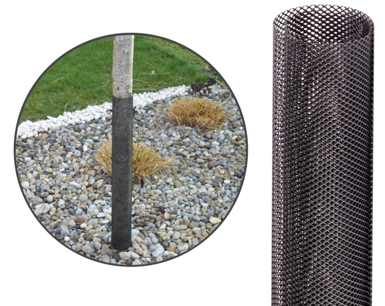 Osłonka Pnia 11cm/80cm czarna Siatka