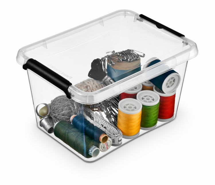 Pojemnik 2L Plastikowy Transparentny z Pokrywą SimpleStore Pudełko