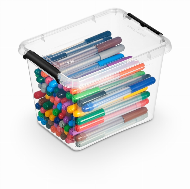 Pojemnik 2,5L Plastikowy Transparentny z Pokrywą SimpleStore Pudełko