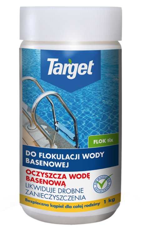 Target Floktix 1kg Oczyszcza wodę basenową