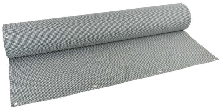 Mata Technorattan NELLY SZARA 580g/m2 na WYMIAR wys. do 150cm
