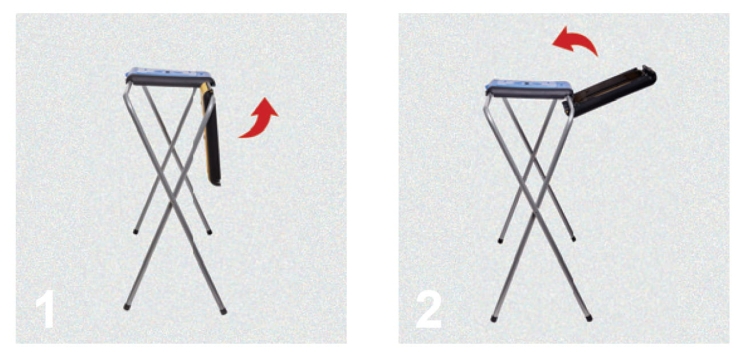 Stojak S1C na Worki na Śmieci ECOselect1 CZARNY