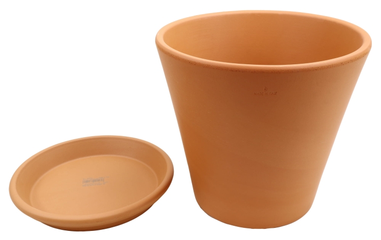 DEGREA Doniczka Ceramiczna Terakota ETNA D26 cm + Podstawek D23 cm