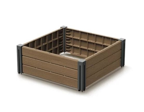 Rabata ogrodowa Base Plant IBPS67-4665W - brąz naturo ECO