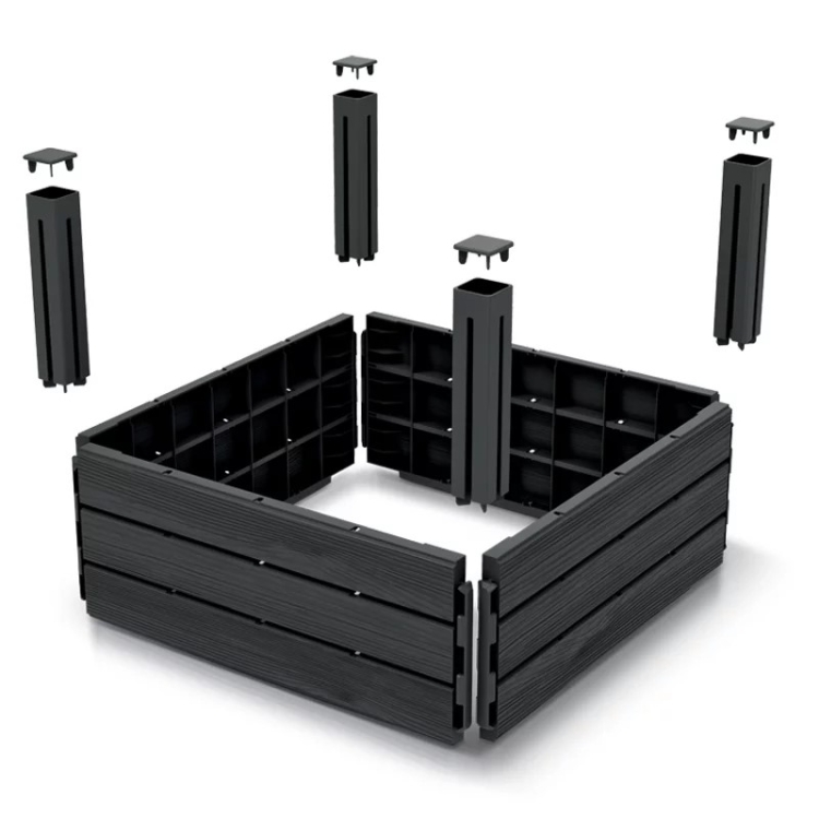 Rabata ogrodowa Base Plant IBPS67-S433 - antracyt