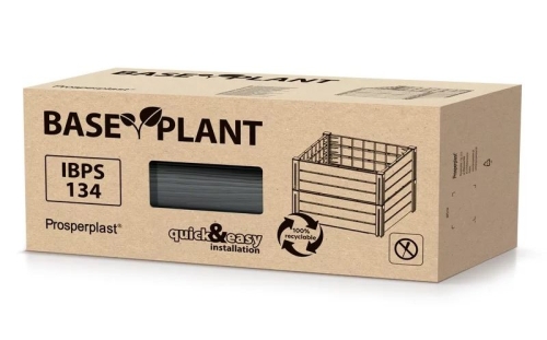 Rabata ogrodowa Base Plant IBPS134-S433 wysoka - antracytowy