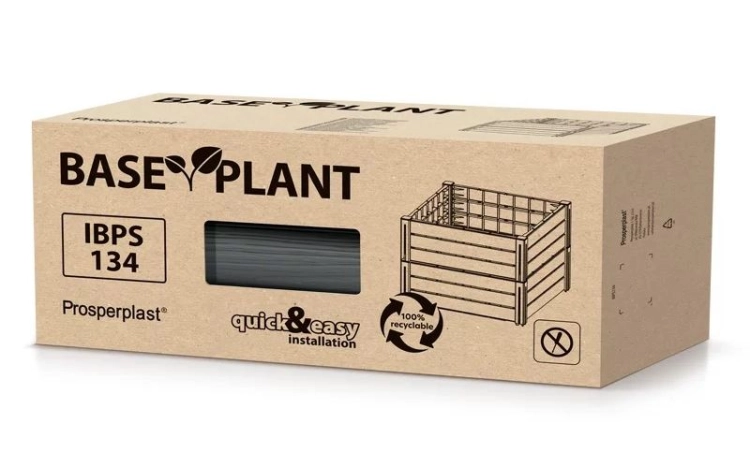 Rabata ogrodowa Base Plant IBPS134-S433 wysoka - antracytowy