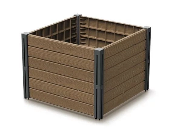 Rabata ogrodowa Base Plant IBPS134-4665W wysoka - brąz naturo ECO