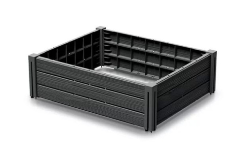 Rabata ogrodowa Base Plant IBPS83-S433 Prostokątna - antracytowy