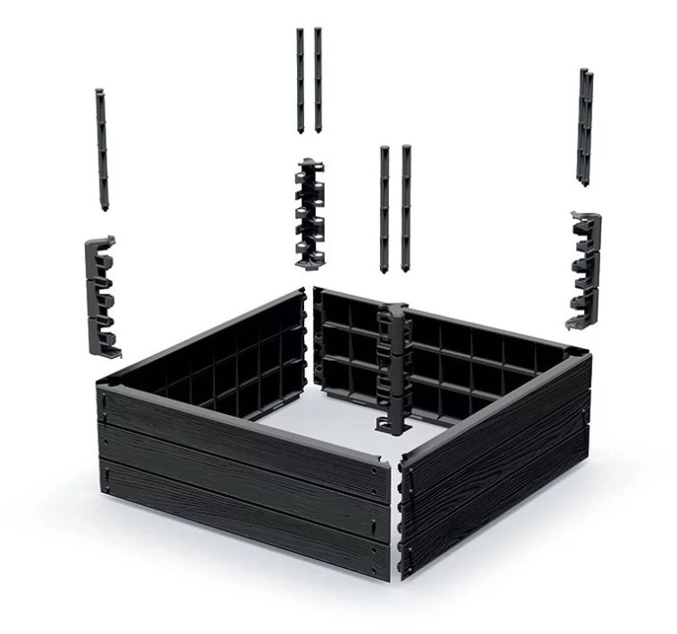 Rabata ogrodowa Base Woody IBWS-S433 - antracytowy