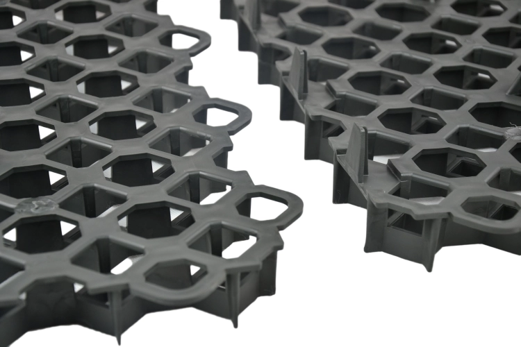 Kratka Parkingowa Trawnikowa Drogowa EkoKratka Geokrata SEMER GRID Typ 1 B - sposób łączęnia: oczka i kolce