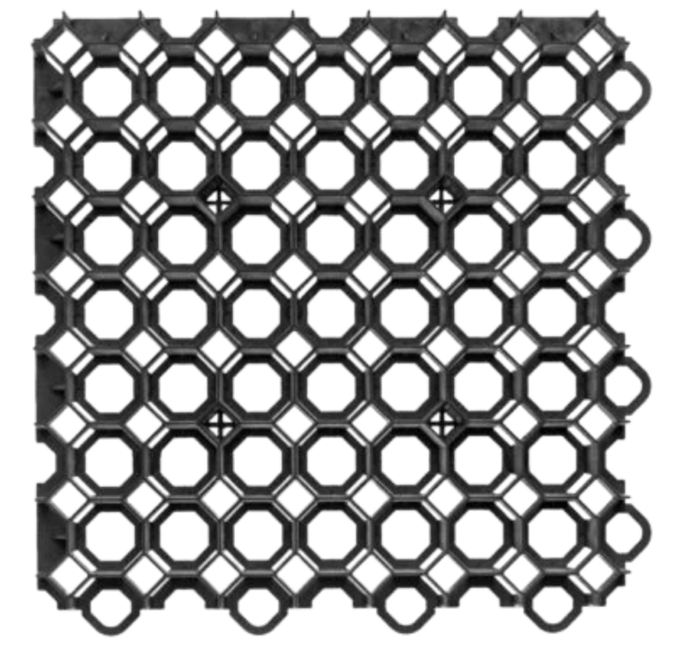 Kratka Parkingowa Trawnikowa Drogowa EkoKratka Geokrata SEMER GRID Typ 1 B - widok z góry