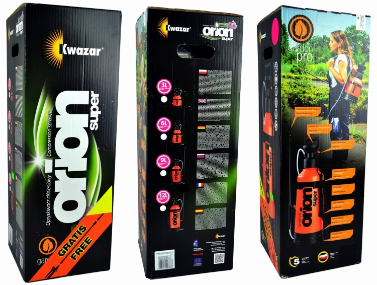 KWAZAR opryskiwacz ogrodniczy ORION SUPER 6L