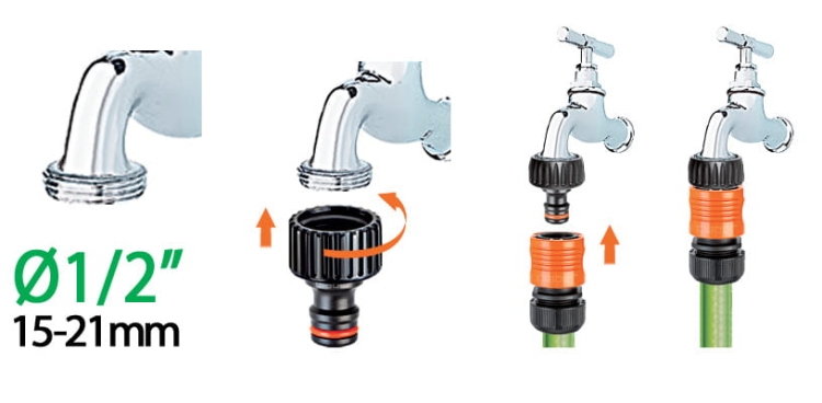 Claber Nakrętka końcówka na kran 1/2" 8622