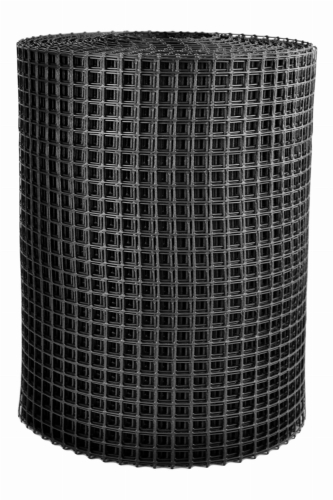 Siatka Rabatowa PCV 40cm 50m oczko 15mm Czarna